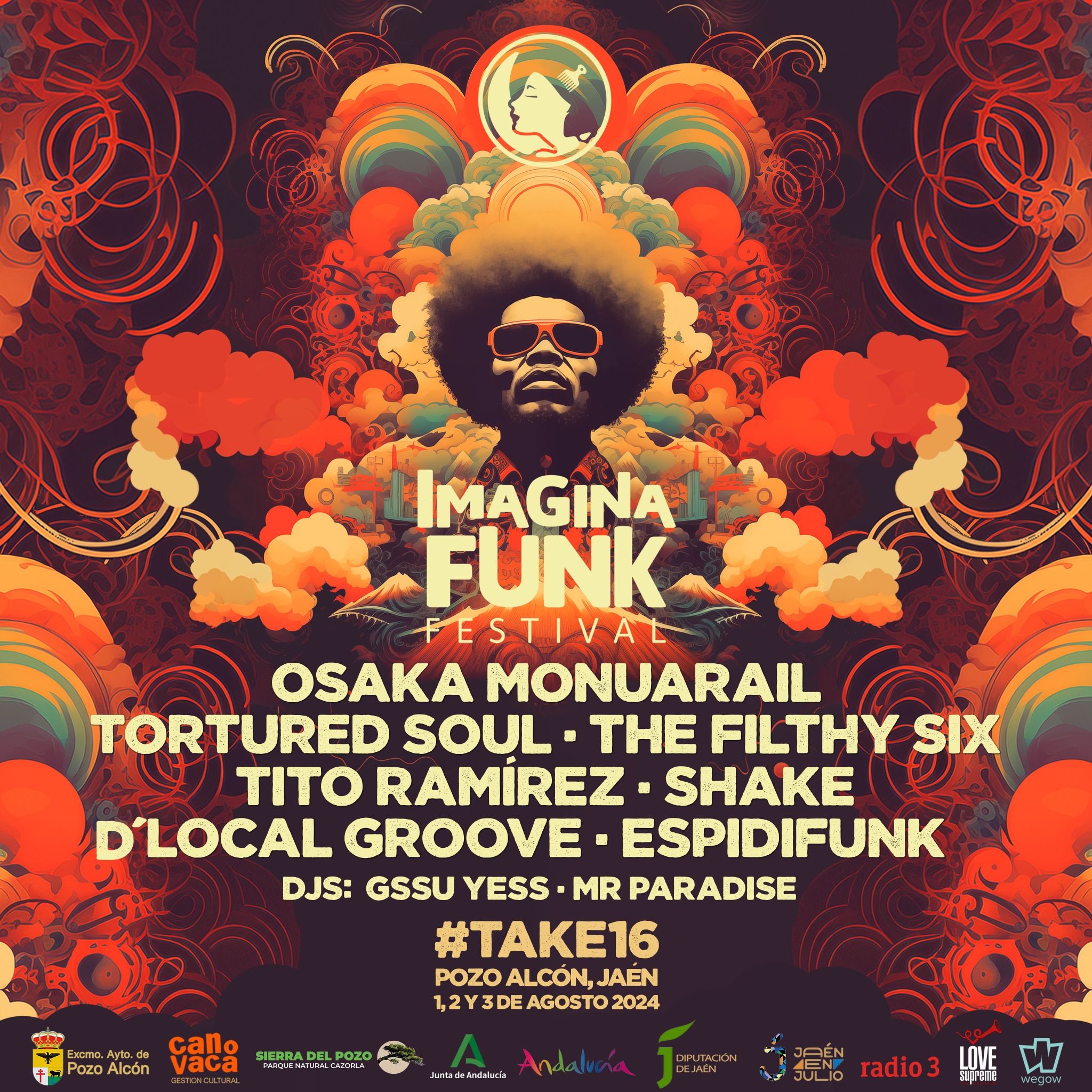 01 ago 2024 - 03 ago 2024 · Jaén en Julio Imagina Funk