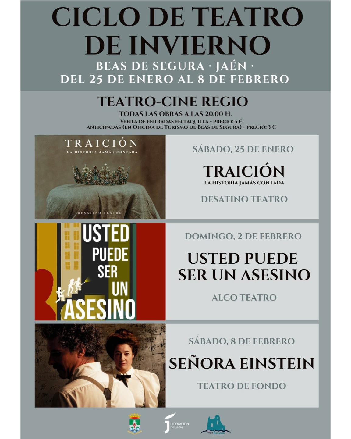 Ciclo de teatro de invierno (25enero-8febrero)