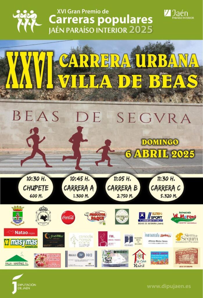 06 abril · XXVI Carrera Urbana Villa de Beas