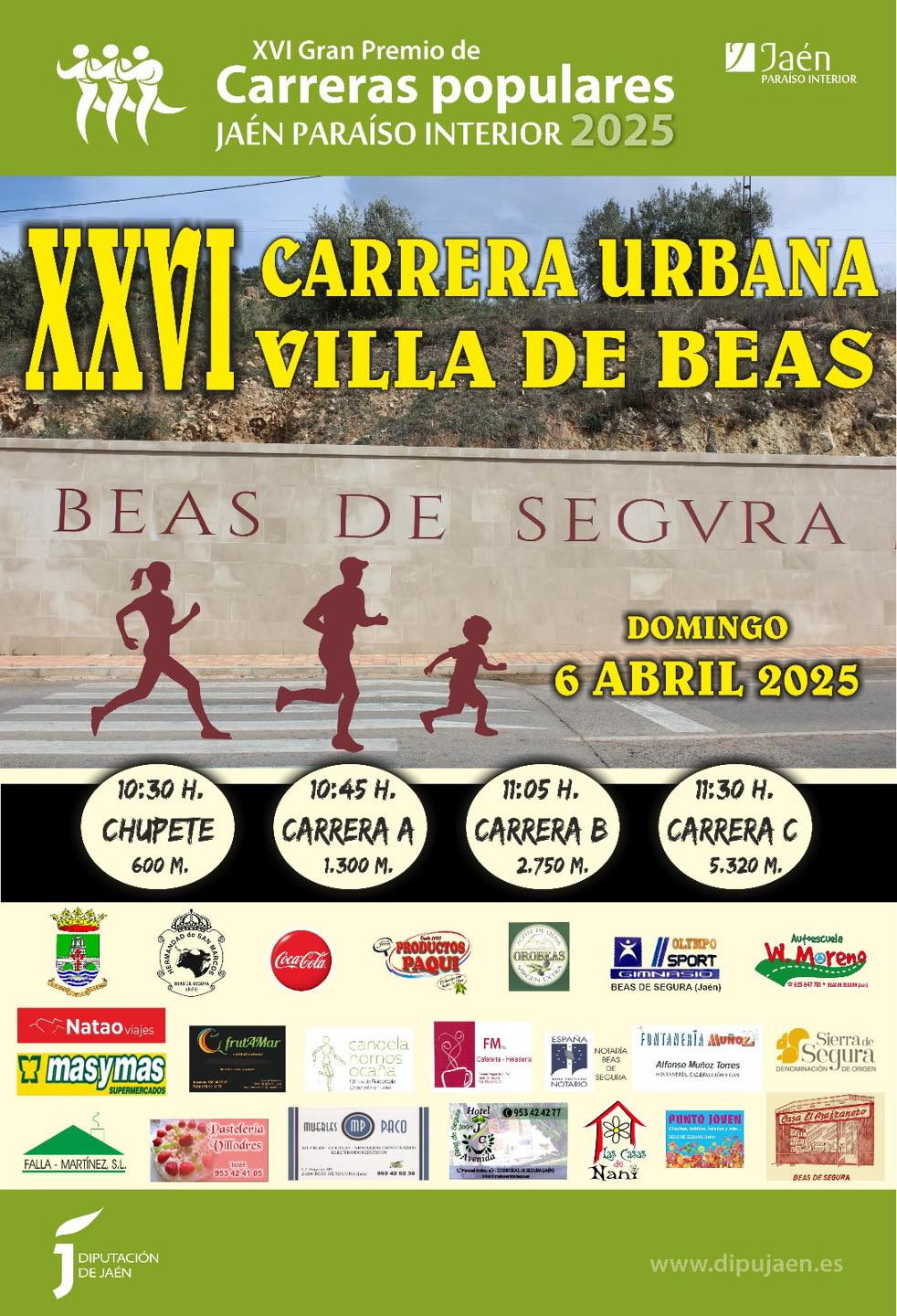 06 abril · XXVI Carrera Urbana Villa de Beas