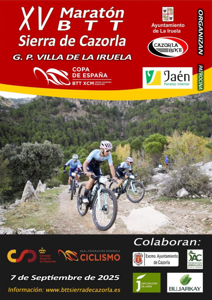 07 SEPTIEMBRE XV Maratón BTT Sierra de Cazorla