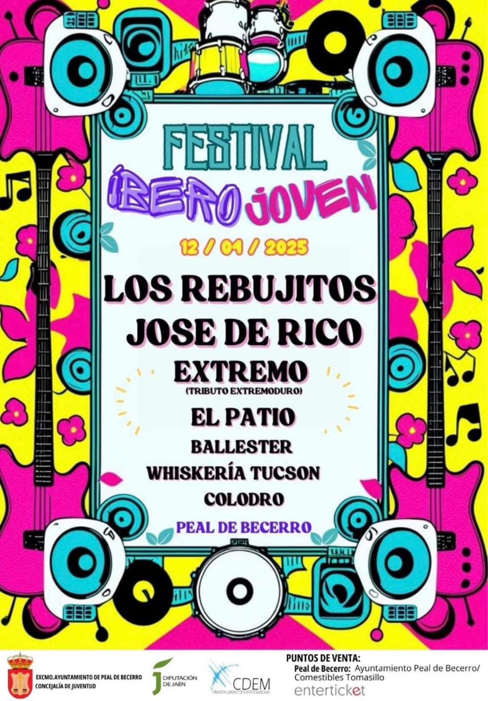 12 abril · Festival Íbero Joven (Peal de Becerro)