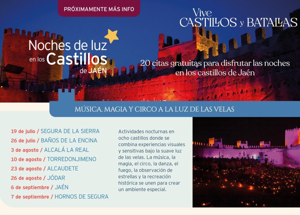 19 jul - 7 sep · Vive Castillos y Batallas Música, magia y circo a la luz de las velas
