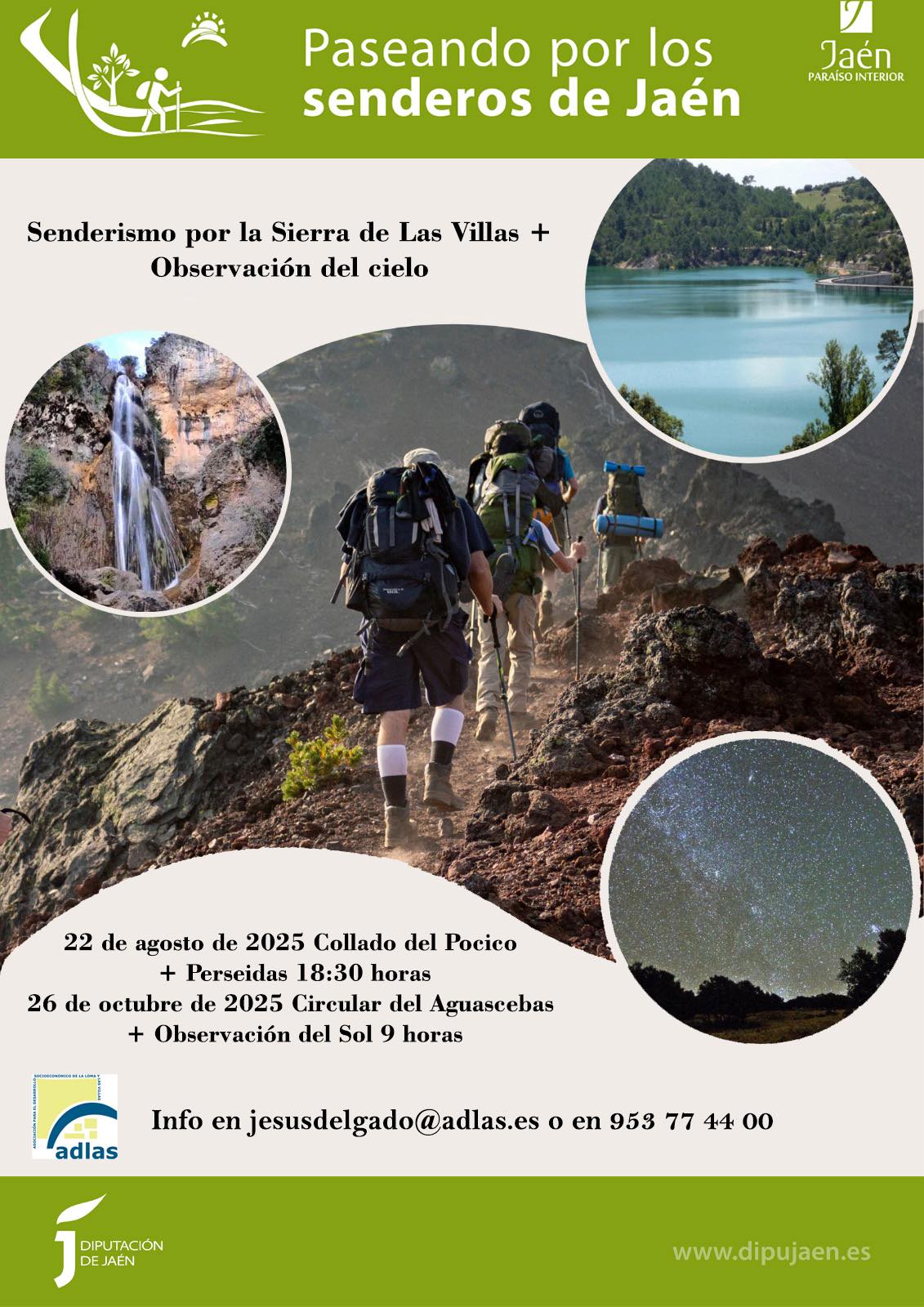 26 octubre · Paseando por los senderos - Senderismo por la Sierra de las Villas & Observación del cielo