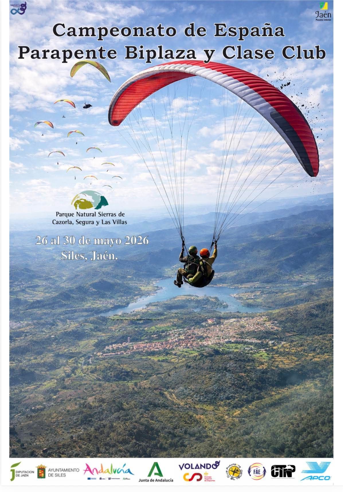 Campeonato de España Parapente Biplaza y Clase Club