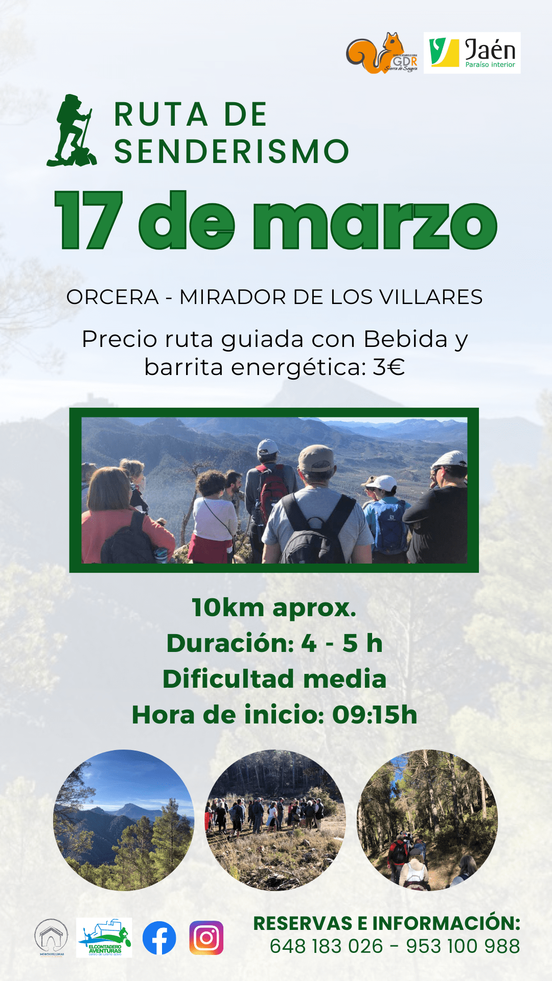 RUTA DE SENDERISMO